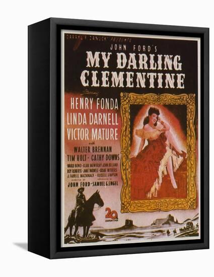 My Darling Clementine, 1946-null-Framed Stretched Canvas