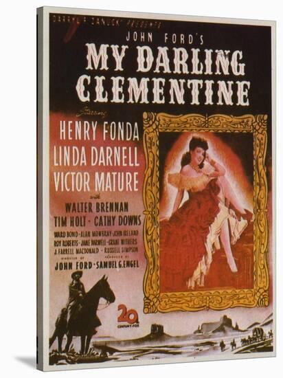 My Darling Clementine, 1946-null-Stretched Canvas