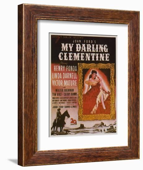 My Darling Clementine, 1946-null-Framed Art Print