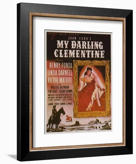 My Darling Clementine, 1946-null-Framed Art Print