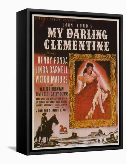 My Darling Clementine, 1946-null-Framed Stretched Canvas