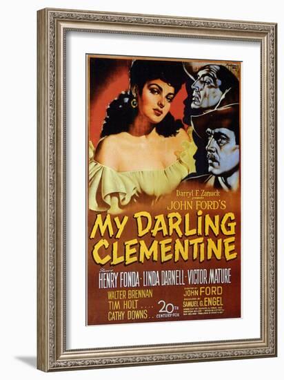 My Darling Clementine, 1946-null-Framed Art Print