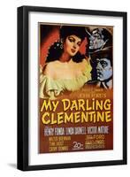 My Darling Clementine, 1946-null-Framed Art Print