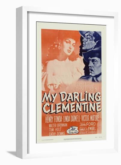 My Darling Clementine, 1946-null-Framed Art Print