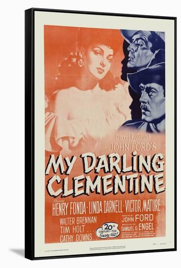 My Darling Clementine, 1946-null-Framed Stretched Canvas