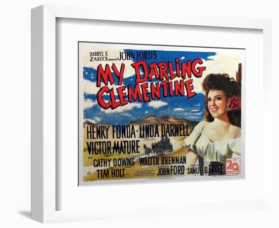 My Darling Clementine, 1946-null-Framed Giclee Print