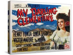 My Darling Clementine, 1946-null-Stretched Canvas