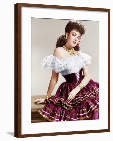 MY DARLING CLEMENTINE, Linda Darnell, 1946.-null-Framed Photo