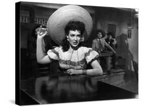 My Darling Clementine, Linda Darnell, 1946-null-Stretched Canvas