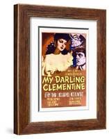 My Darling Clementine - Movie Poster Reproduction-null-Framed Photo