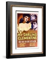 My Darling Clementine - Movie Poster Reproduction-null-Framed Photo