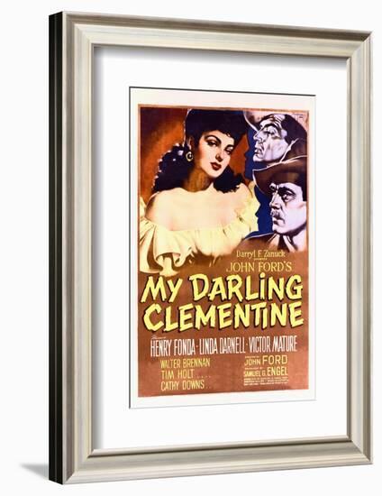 My Darling Clementine - Movie Poster Reproduction-null-Framed Photo