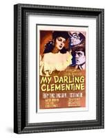 My Darling Clementine - Movie Poster Reproduction-null-Framed Photo