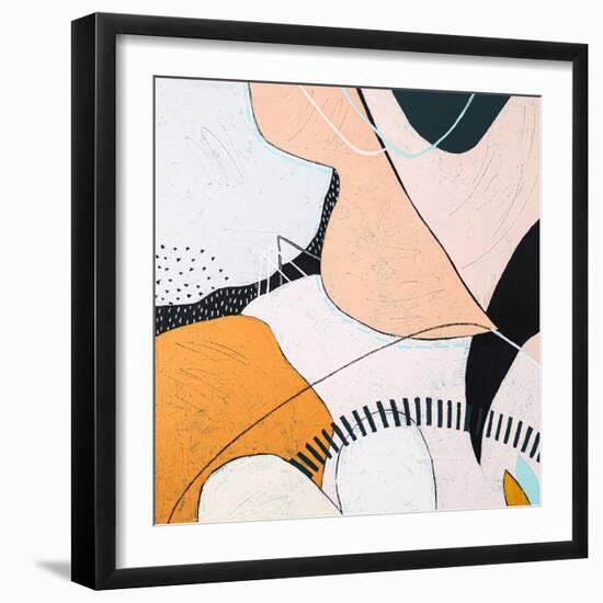 My day, your night-Hyunah Kim-Framed Art Print