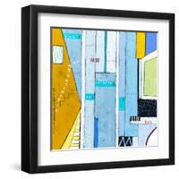 My dear neighborhood II-Hyunah Kim-Framed Art Print