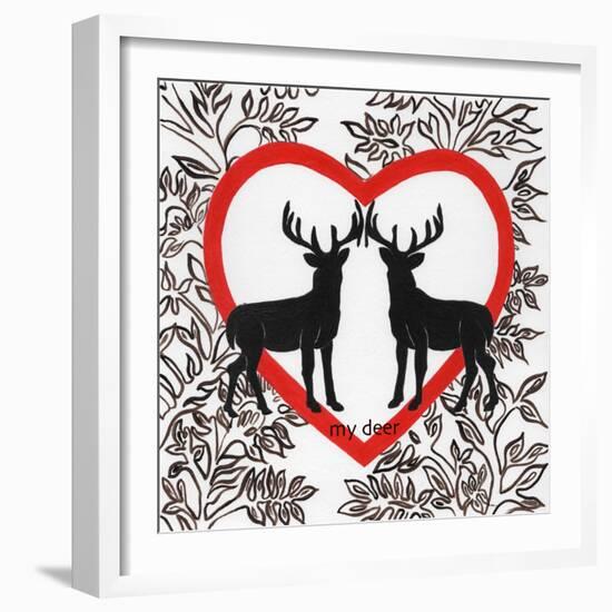 My Deer-Gigi Begin-Framed Giclee Print