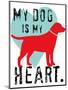 My Dog Is My Heart-Ginger Oliphant-Mounted Art Print