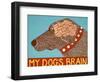 My Dogs Brain Choc-Stephen Huneck-Framed Giclee Print