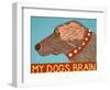 My Dogs Brain Choc-Stephen Huneck-Framed Giclee Print