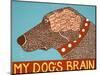 My Dogs Brain Choc-Stephen Huneck-Mounted Giclee Print