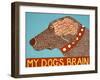 My Dogs Brain Choc-Stephen Huneck-Framed Giclee Print