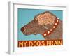 My Dogs Brain Choc-Stephen Huneck-Framed Giclee Print