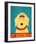 My Dogs Brain Ii Food Yellow-Stephen Huneck-Framed Giclee Print