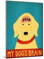 My Dogs Brain Ii Food Yellow-Stephen Huneck-Mounted Giclee Print