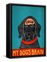 My Dogs Brain Ii Food-Stephen Huneck-Framed Stretched Canvas