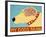 My Dogs Brain Yellow-Stephen Huneck-Framed Giclee Print