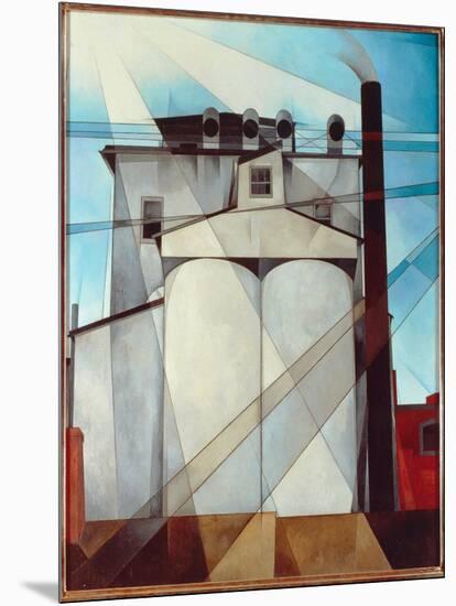 My Egypt, 1927 (Oil on Paper)-Charles Demuth-Mounted Giclee Print