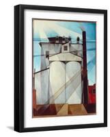 My Egypt, 1927 (Oil on Paper)-Charles Demuth-Framed Giclee Print