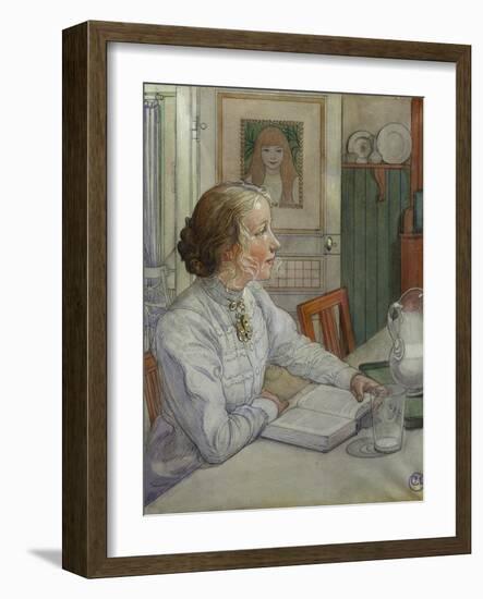 My Eldest Daughter, 1904-Carl Larsson-Framed Giclee Print