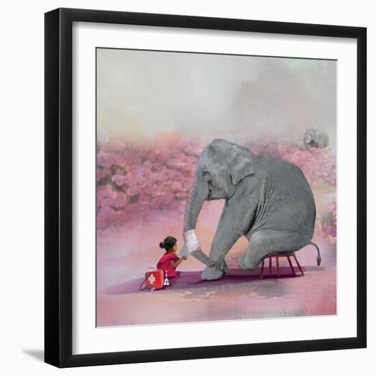 My Elephant Friend-Nancy Tillman-Framed Premium Photographic Print