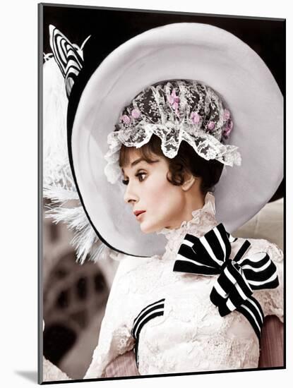 My Fair Lady, Audrey Hepburn, 1964-null-Mounted Photo