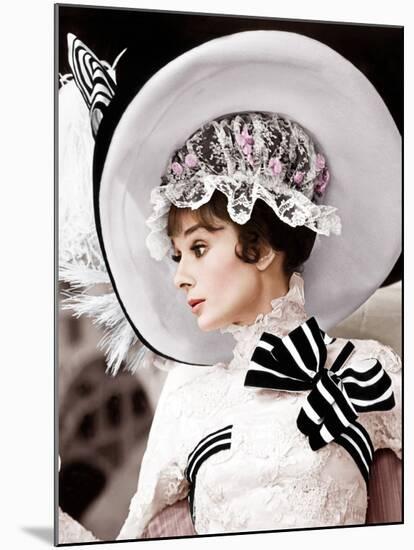 My Fair Lady, Audrey Hepburn, 1964-null-Mounted Photo