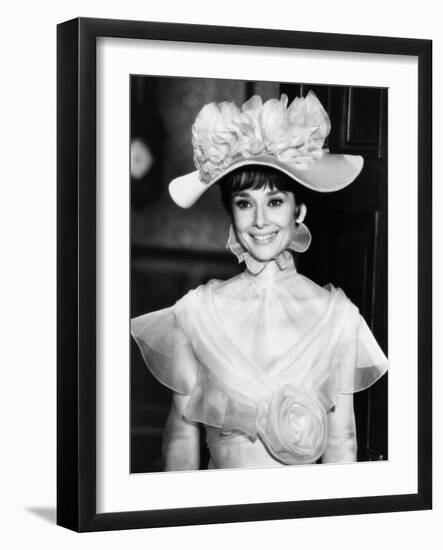 My Fair Lady, Audrey Hepburn, 1964-null-Framed Photo