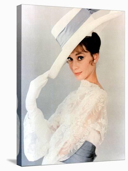 My Fair Lady, Audrey Hepburn 1964-null-Stretched Canvas