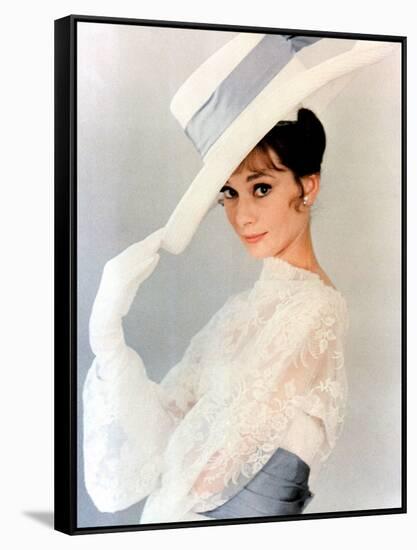 My Fair Lady, Audrey Hepburn 1964-null-Framed Stretched Canvas