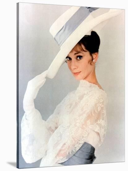 My Fair Lady, Audrey Hepburn 1964-null-Stretched Canvas