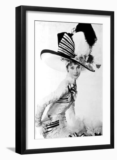 My Fair Lady, Audrey Hepburn, 1964-null-Framed Premium Photographic Print