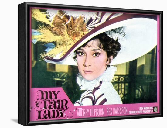 My Fair Lady, Audrey Hepburn, 1964-null-Framed Photo