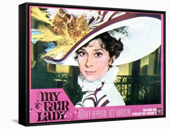 My Fair Lady, Audrey Hepburn, 1964-null-Framed Stretched Canvas