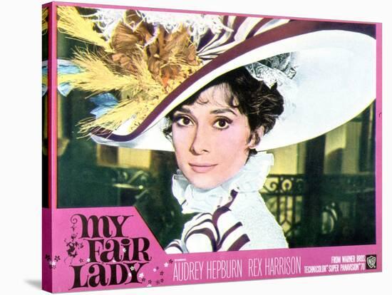 My Fair Lady, Audrey Hepburn, 1964-null-Stretched Canvas