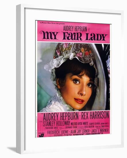 My Fair Lady, Audrey Hepburn, 1964-null-Framed Art Print