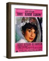 My Fair Lady, Audrey Hepburn, 1964-null-Framed Art Print