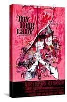 My Fair Lady, Belgian Movie Poster, 1964-null-Stretched Canvas