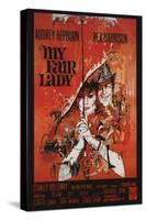 My Fair Lady, French Movie Poster, 1964-null-Stretched Canvas