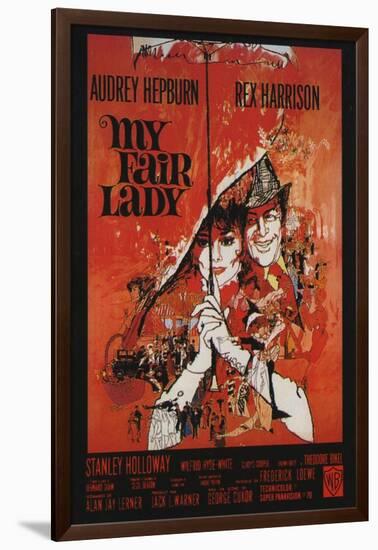 My Fair Lady, French Movie Poster, 1964-null-Framed Art Print