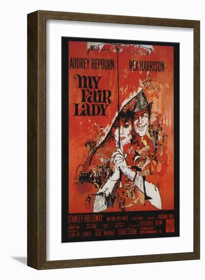 My Fair Lady, French Movie Poster, 1964-null-Framed Art Print